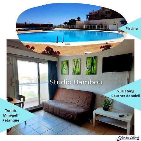 Studio Bambou - Piscine - Acces Direct A La Plage - Lydia Playa Apartamento Le Barcarès Exterior foto